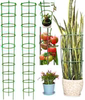 10 حلقات دعم نباتية قابلة للتكديس والتشكيل .