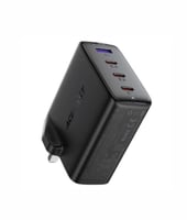 شاحن جداري ايس فاست 100 واط بثلاث منافذ تايب سي وم...