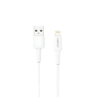 كابل شحن لافوري تايب سي لايتنق 1متر قماشي ابيض