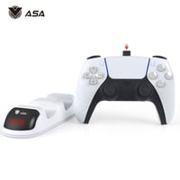 قاعدة شحن asa يدين تحكم بلايستيشن 5 اسود