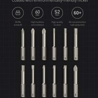 مفك براغي هوتو لاسلكي مع 12 برغي ازرق