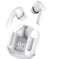 سماعة لافوري ايربودز كريستال S1 TWS ابيض