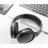 سماعة بيسوس بيسوس راسية قابلة للطي اسود