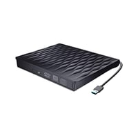 مشغل وناسخ DVD يو اس بي 3 اسود