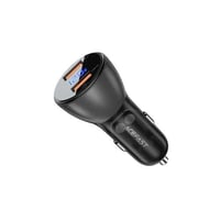 شاحن سيارة ايس فاست B7 دجتال 45 واط اسود