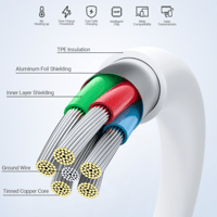 كابل شحن ايس فاست وير 3 تايب سي تو تايب سي متر ابي...