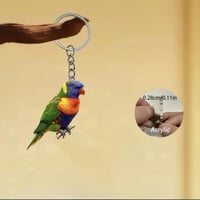 تعليقة مفتاح على شكل ببغاء