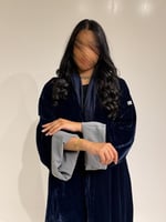 مخمل كحلي مع أسواره مبطنه