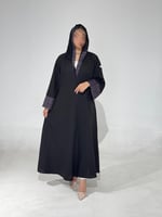 كتان مع أكمام ركامه بنفسجي