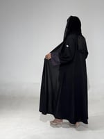 كتان مع أكمام ركامه بنفسجي