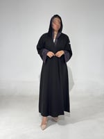 كتان مع أكمام ركامه بنفسجي