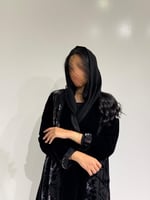 مخمل مع تدخيلات شيفون