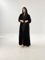 مخمل مع قيطان اخضر