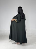 كتان اخضر مع أسواره ملونه