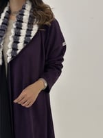 عباية شامواه مع فرو مدرج