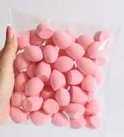 اسفنجات مكياج 50 حبه ميني - وردي