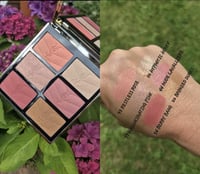 باليت بلاشر ايف سان لوران مع اضاءة كتشر فيس باليت