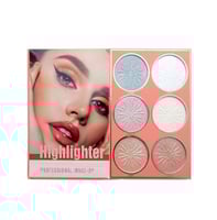 دفتر باليت كرستين 4 في 1 ظلال العيون+ اضاءة + احمر...