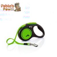 Flexi New Neon Small Tape Leash 5m for Dogs up to...