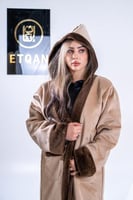 فروة شمواه مخملي ناعم بيج | 2025