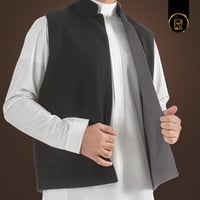 سديري جوخ لون اسود - رمادي