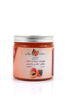 مقشر القدم والجسم بالمشمش سعادة بيوتي 500 مل