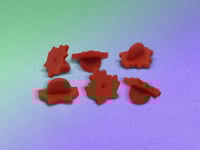 ربر ورقة خريف حمراء