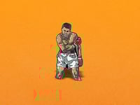 بروش - محمد علي كلاي