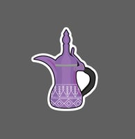 ملصق - دلة قهوة