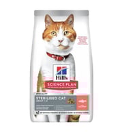 هيلز طعام جاف للقطط المعقمة بالسالمون احجام متعددة...