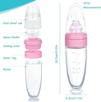 ملعقة توزيع طعام الرضيع سيليكون