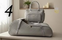 طقم سرير رضع متنقل مع حقيبة تنظيم