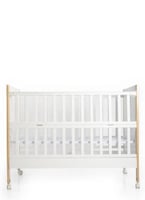 سرير أطفال خشبي مع ناموسيه متعدد الوظائف(70-130)