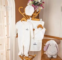 طقم اربع قطع قطن تركي(0-3)