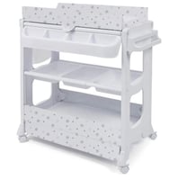 طاولة غيار مع مروش متحرك وادراج تخزين متعددة