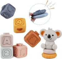 مجموعة ألعاب حسية للأطفال من عمر 6 إلى 12 شهرًا -...