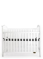 سرير طفل خشبي شامل ناموسيه ( خشب الصنوبري الصلب )