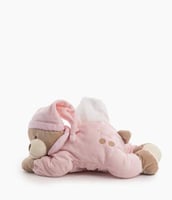 حامل مناديل دب - زهري