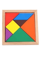 مجموعة أحجية خشبية مكونة من 7 قطع لتدريب الدماغ، 1...