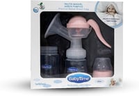 شفاط يدوي مضخة حليب يدوية مع زجاجتين