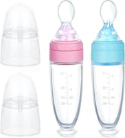 ملعقة توزيع طعام الرضيع سيليكون