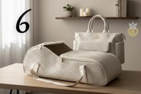 طقم سرير رضع متنقل مع حقيبة تنظيم