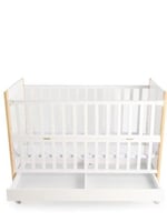 سرير أطفال خشبي مع ناموسيه متعدد الوظائف(70-130)