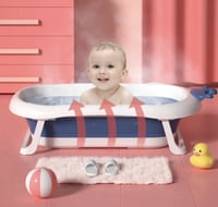 حوض استحمام لطفل مع قابلية لطي