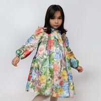 فستان ملون مشجر تركي