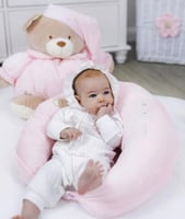 وسادة رضاعة متعددة الاستخدامات - وردية