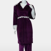 بجامة3قطع مخمل استقبال