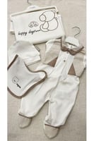 طقم مواليد قطن تركي أربع قطع