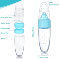 ملعقة توزيع طعام الرضيع سيليكون