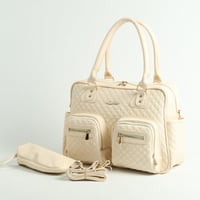 شنطة جلد أسباني قطعتين